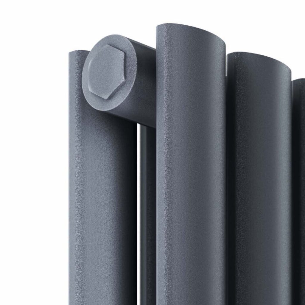 Astro 994X600 Horizontal Anthracite Double Towel Rail