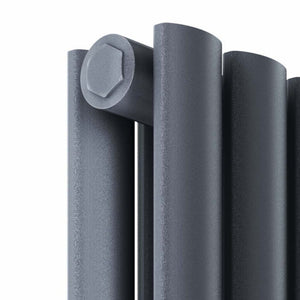 Astro 994X600 Horizontal Anthracite Double Towel Rail