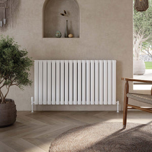 Astro 994X600 Horizontal White Double Towel Rail