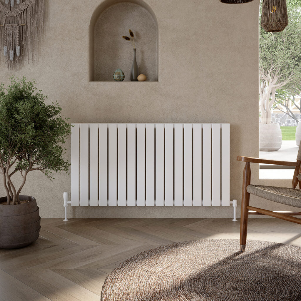 Astro 994X600 Horizontal White Towel Rail