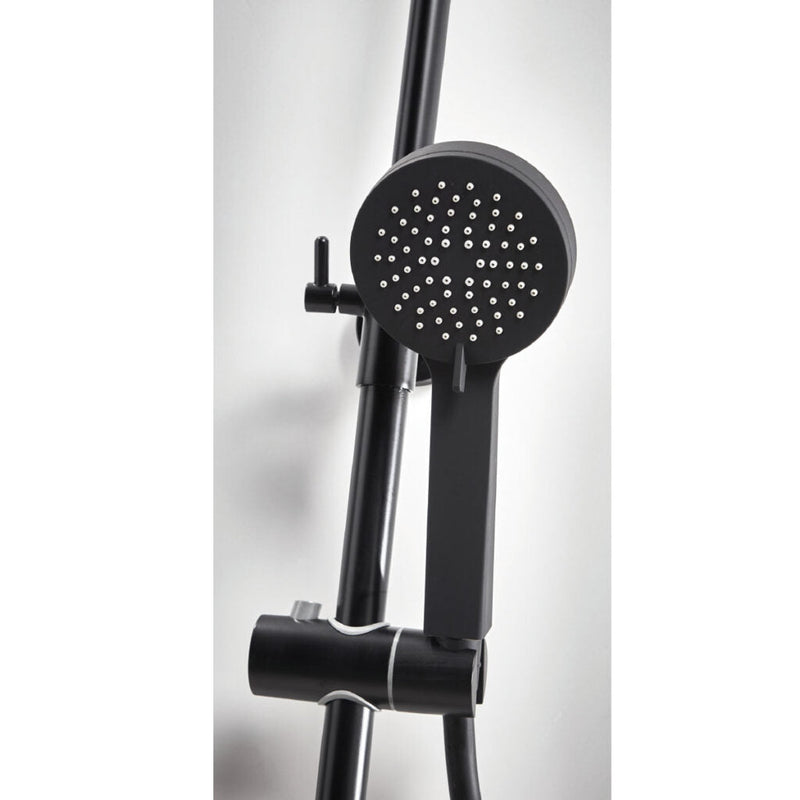 Kris Round black Mixer Shower