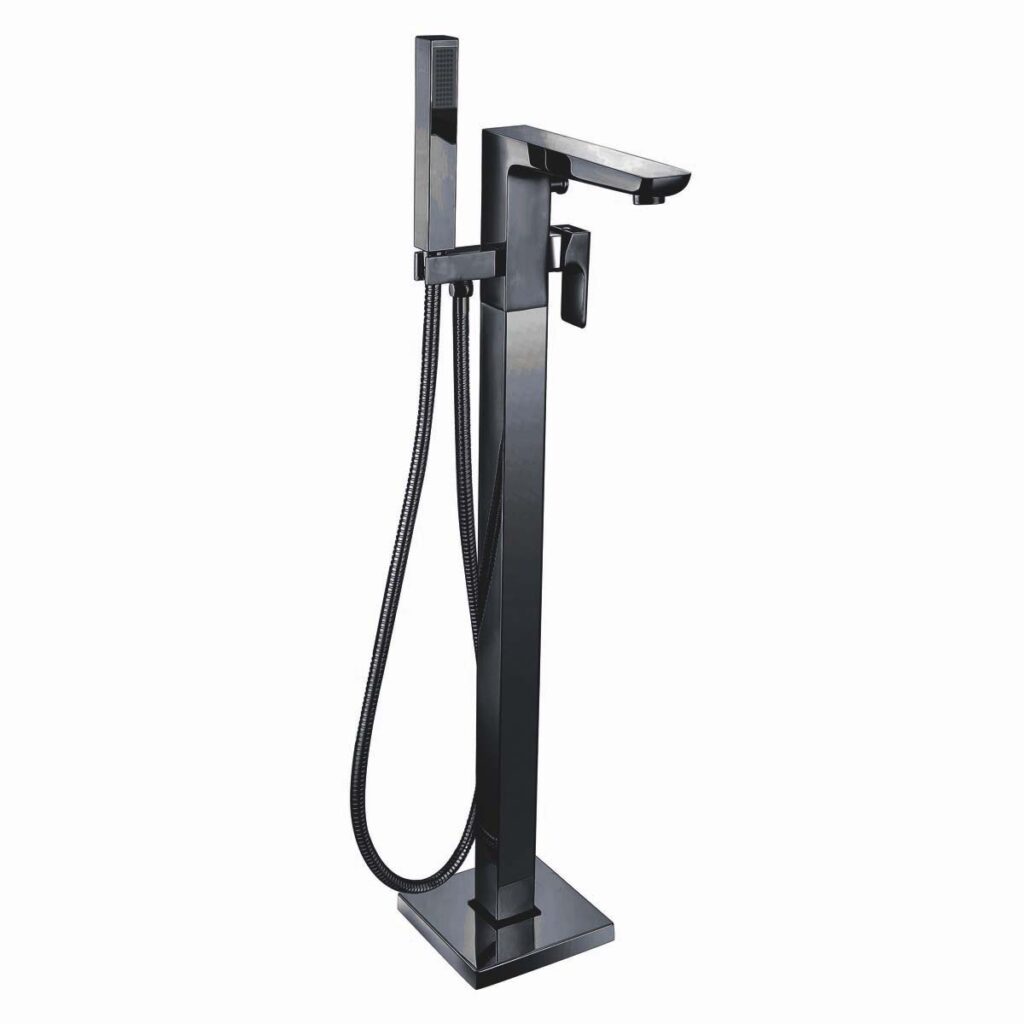 Fluro Free Standing Bath Shower Mixer