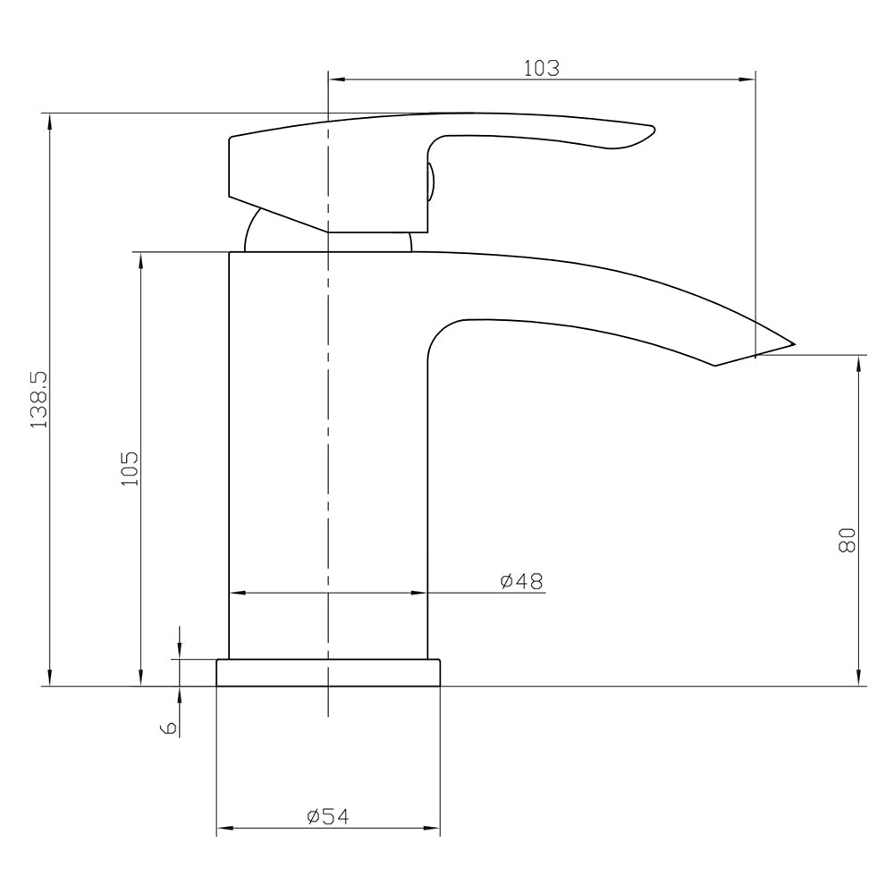 Picasso Basin Mixer Inc Click Waste