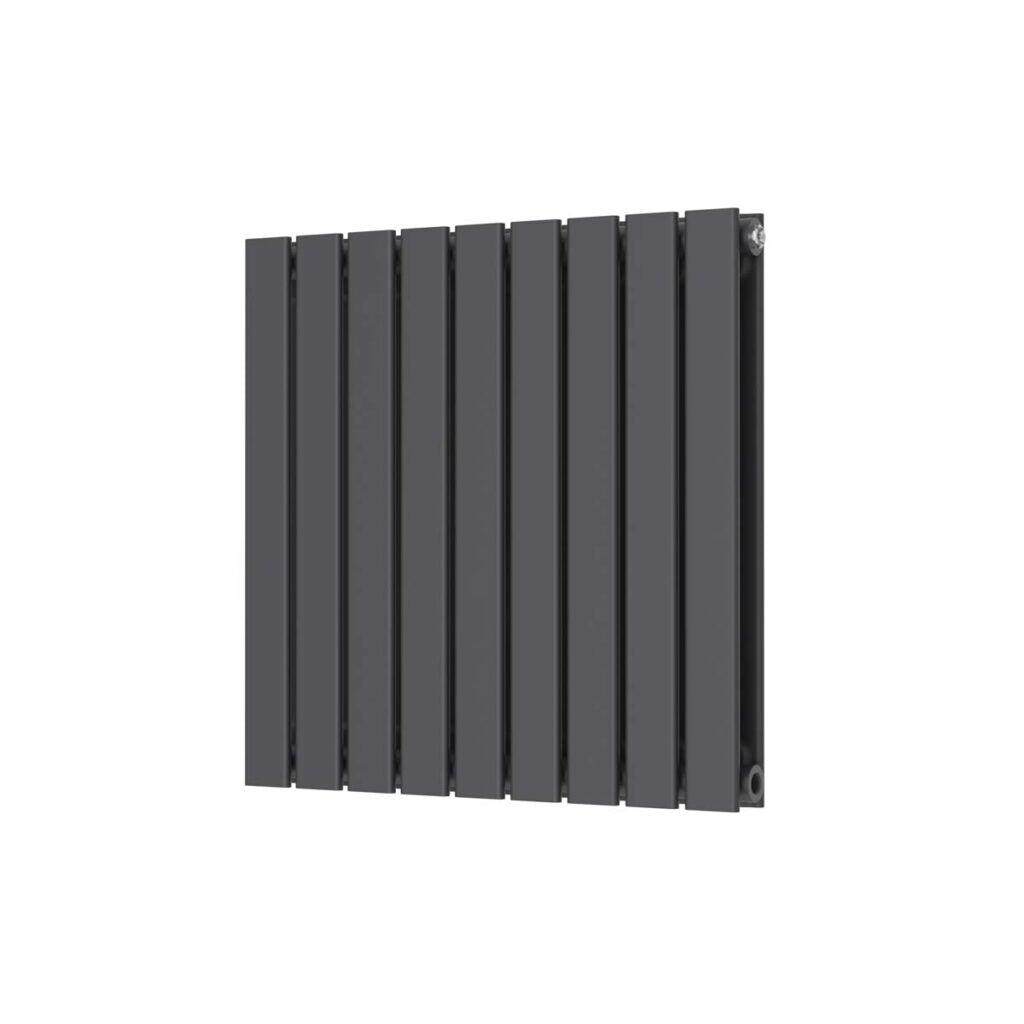 Baron 614X600 Horizontal Anthracite Double Towel Rail
