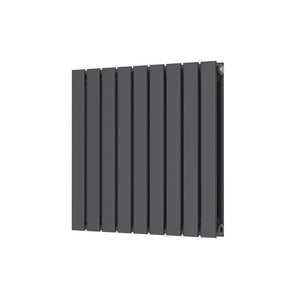 Baron 614X600 Horizontal Anthracite Double Towel Rail
