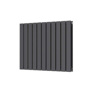 Baron 750X600 Horizontal Anthracite Double Towel Rail