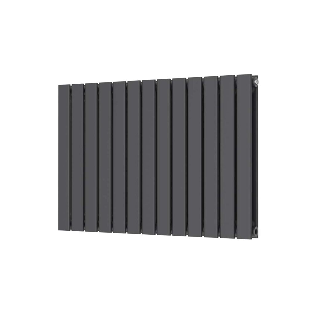 Baron 886X600 Horizontal Anthracite Double Towel Rail
