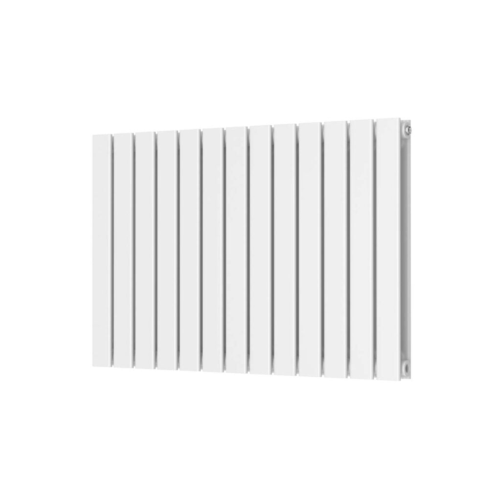 Baron 886X600 Horizontal White Double Towel Rail