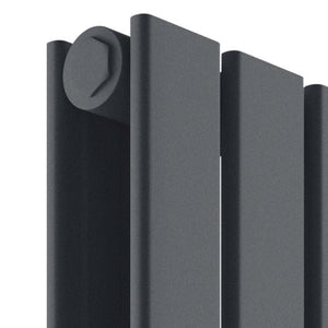 Baron 476X1600 Vertical Anthracite Double Towel Rail