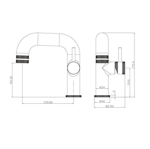 Alpha Side Lever Basin Mixer