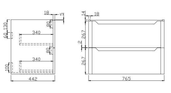 HB7 ELLA-600WALLUNIT-GREEN