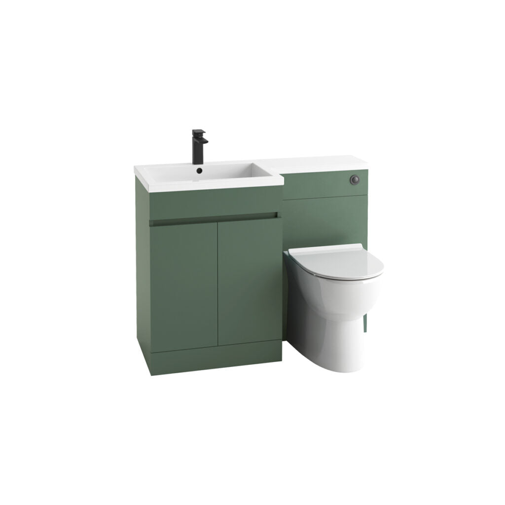 Daisy 1100 L Shape Vanity Set