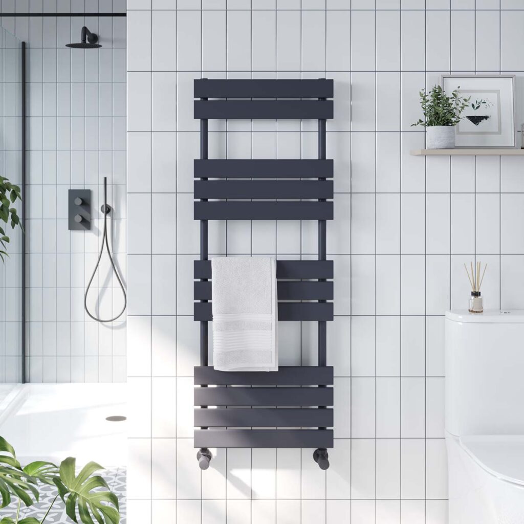 Milo 450X1000 Anthracite Towel Rail