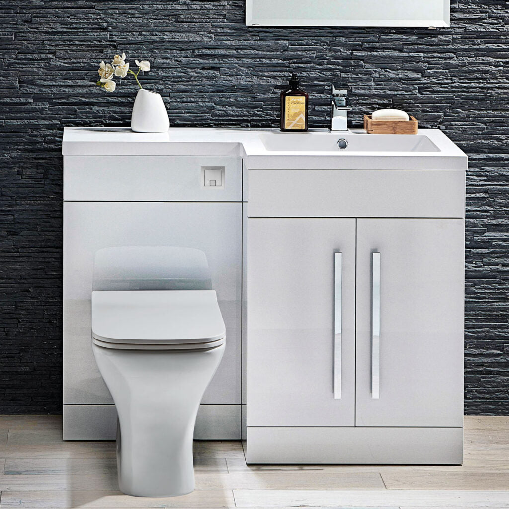 Aster 1100 L Shape Vanity Set