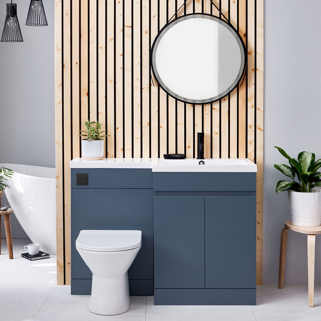 Daisy 1100 L Shape Vanity Set