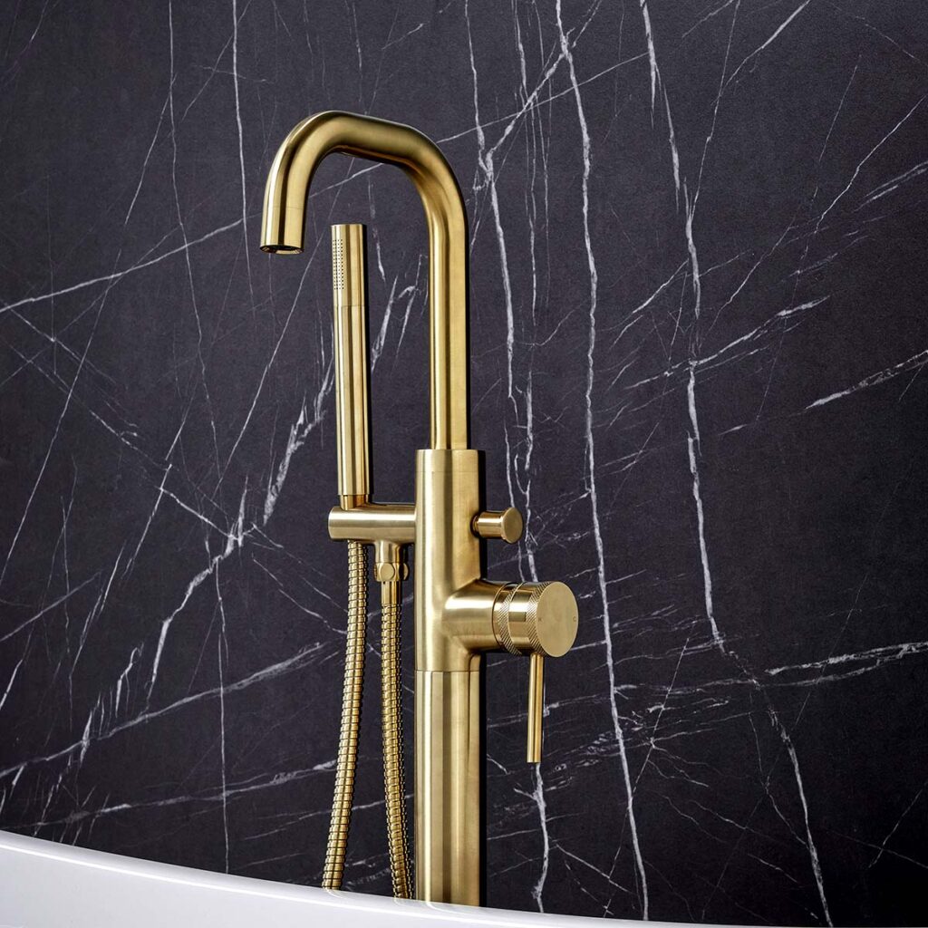 Alpha Free Standing Bath Shower Mixer