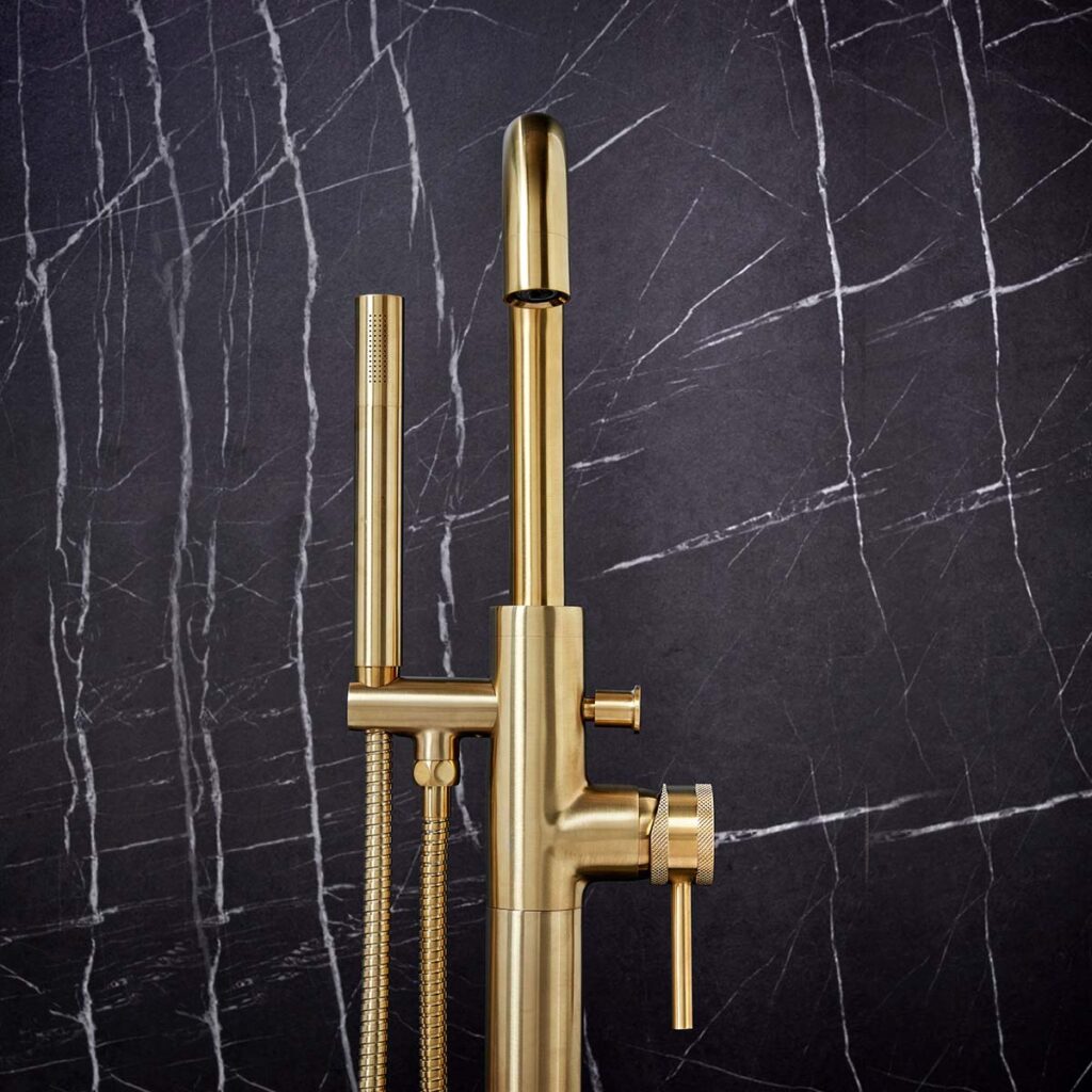 Alpha Free Standing Bath Shower Mixer