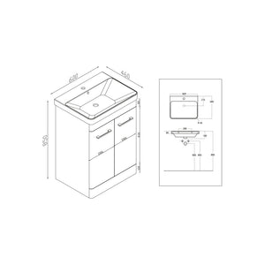 Iris 600 Vanity Unit