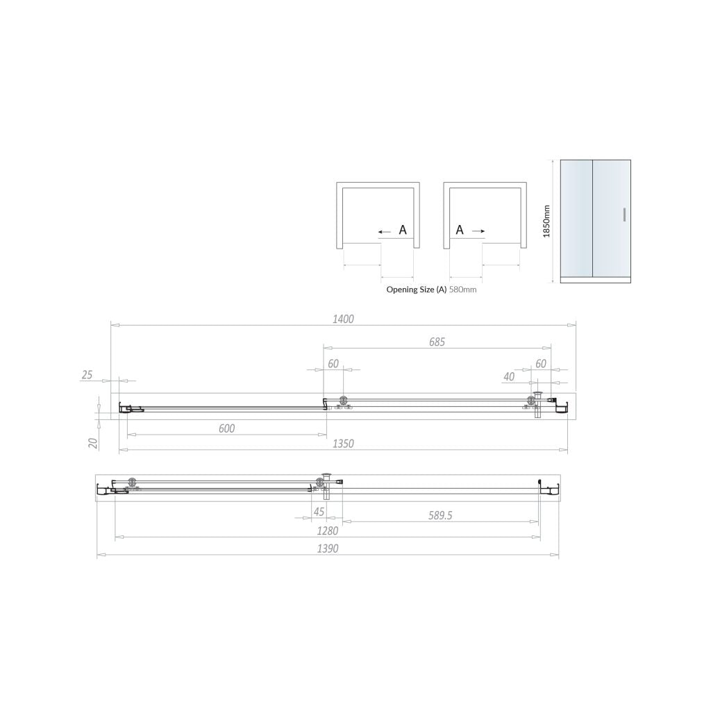 1400 Sliding Door