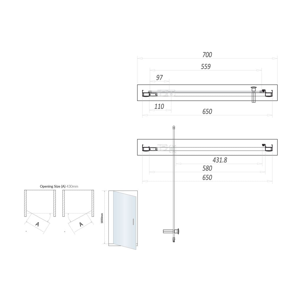 700 Pivot Door
