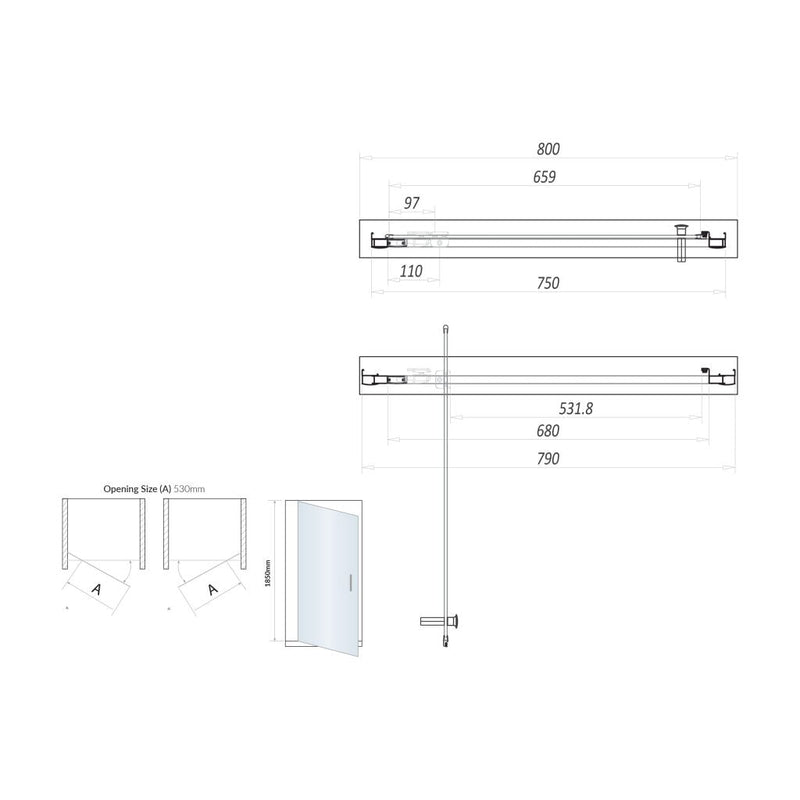 800 Pivot Door