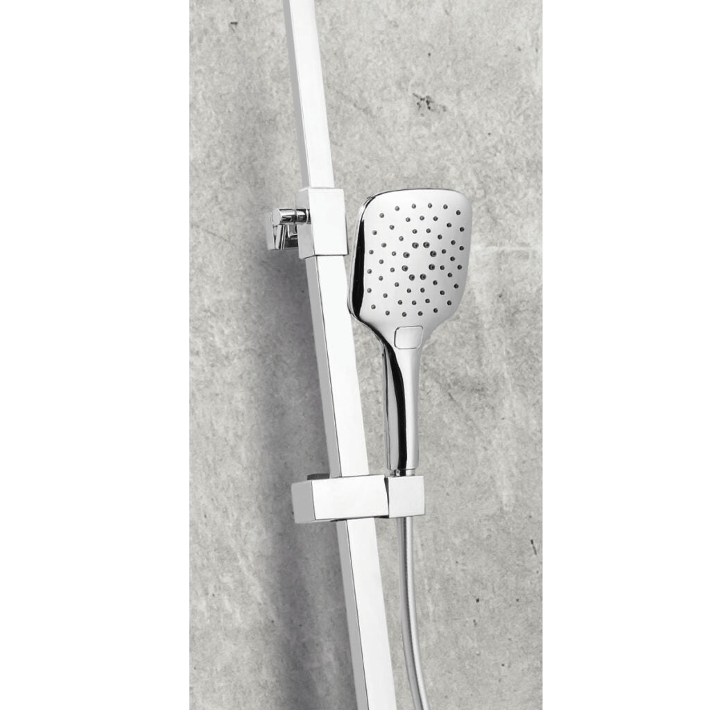 Hilton chrome Square mixer shower