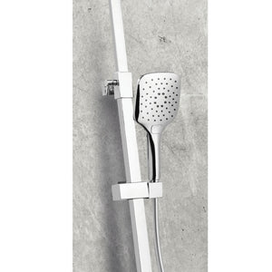 Hilton chrome Square mixer shower