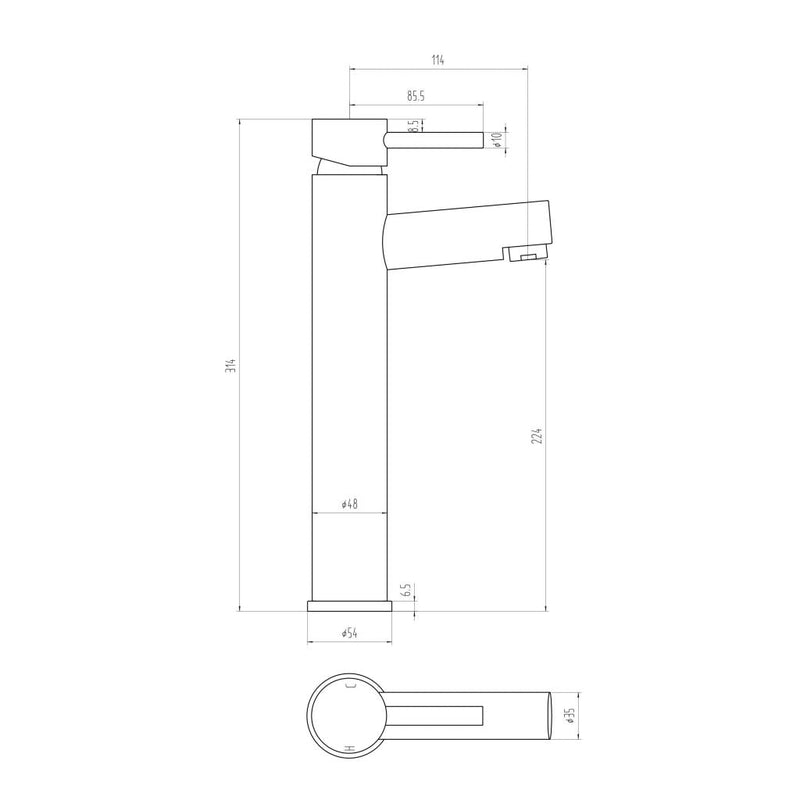 Presley Tall Basin Mixer