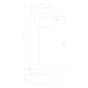 Fluro Tall Basin Mixer