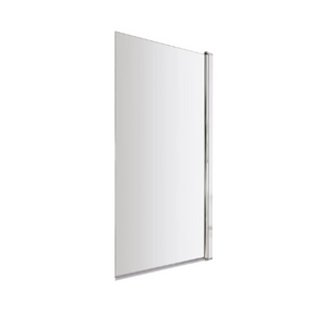 Square Hinged Bath Screen