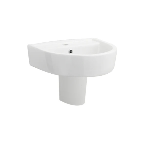 Round 420mm Basin & Semi Pedestal