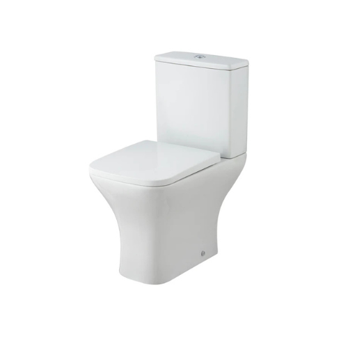 Square Rimless Close Coupled  Pan