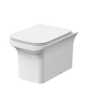 Square Back To Wall Pan & Soft Close Seat