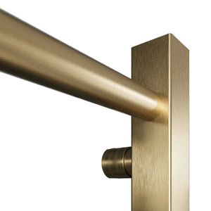 Webb Brushed Brass 500x800 Towel Rail
