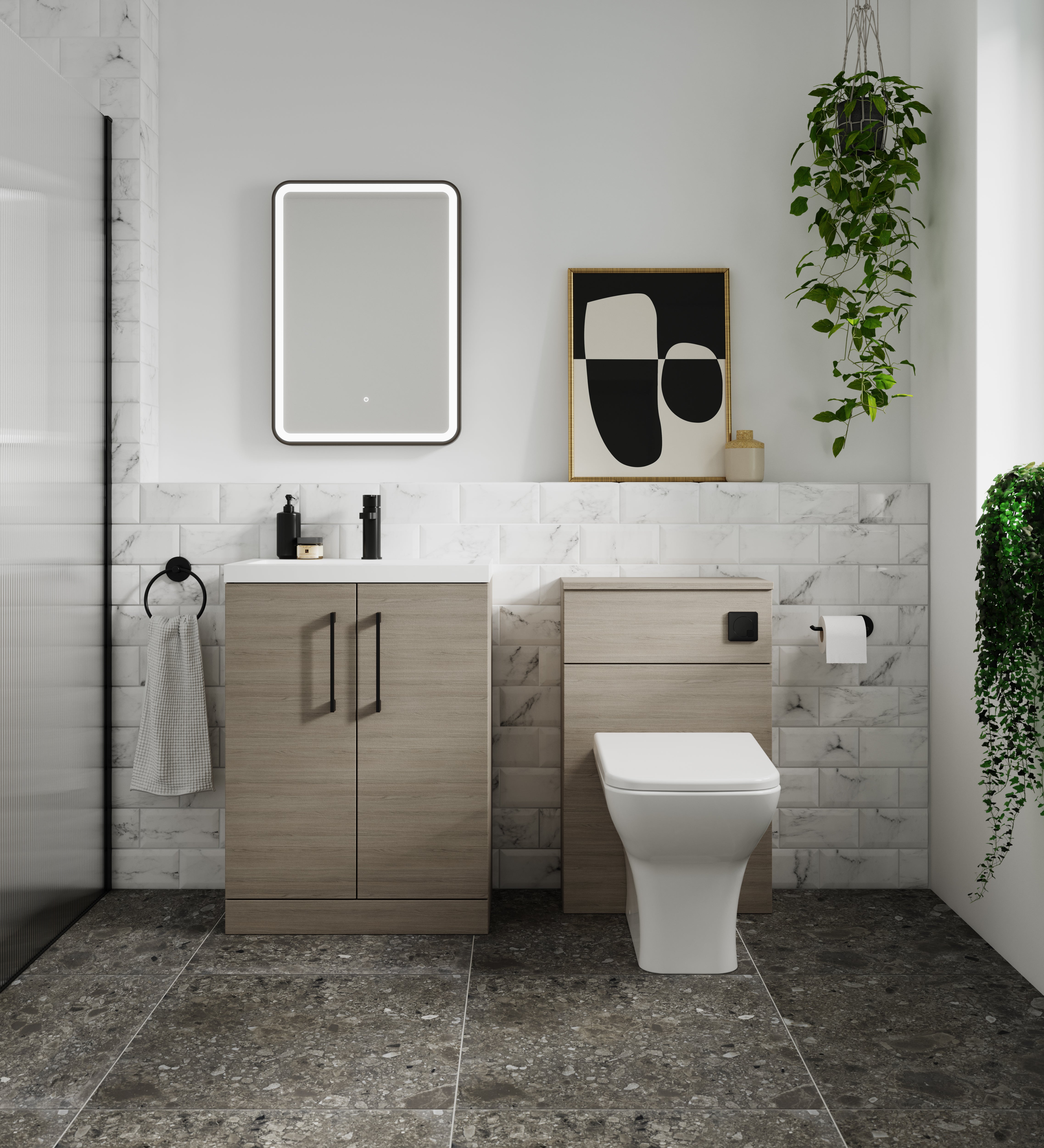 Arko 600mm Floor Standing 2-Door Vanity