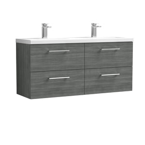 Arko 1200mm Wall Hung 4-Drawer Vanity