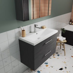 Arko 800mm Wall Hung 2-Drawer Vanity