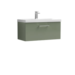 Arko 800mm Wall Hung 1-Drawer Vanity