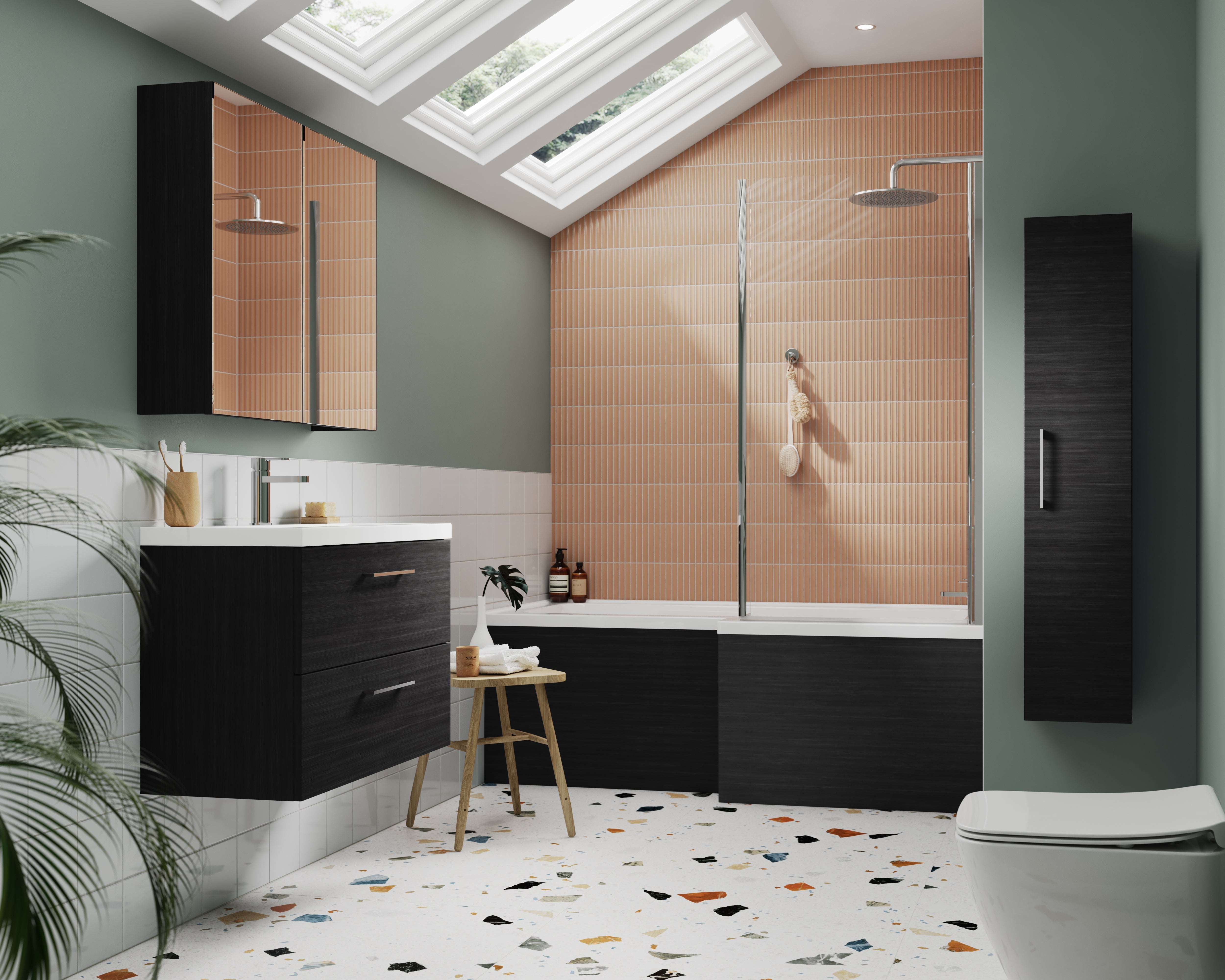 Arko 600mm Wall Hung 2-Drawer Vanity