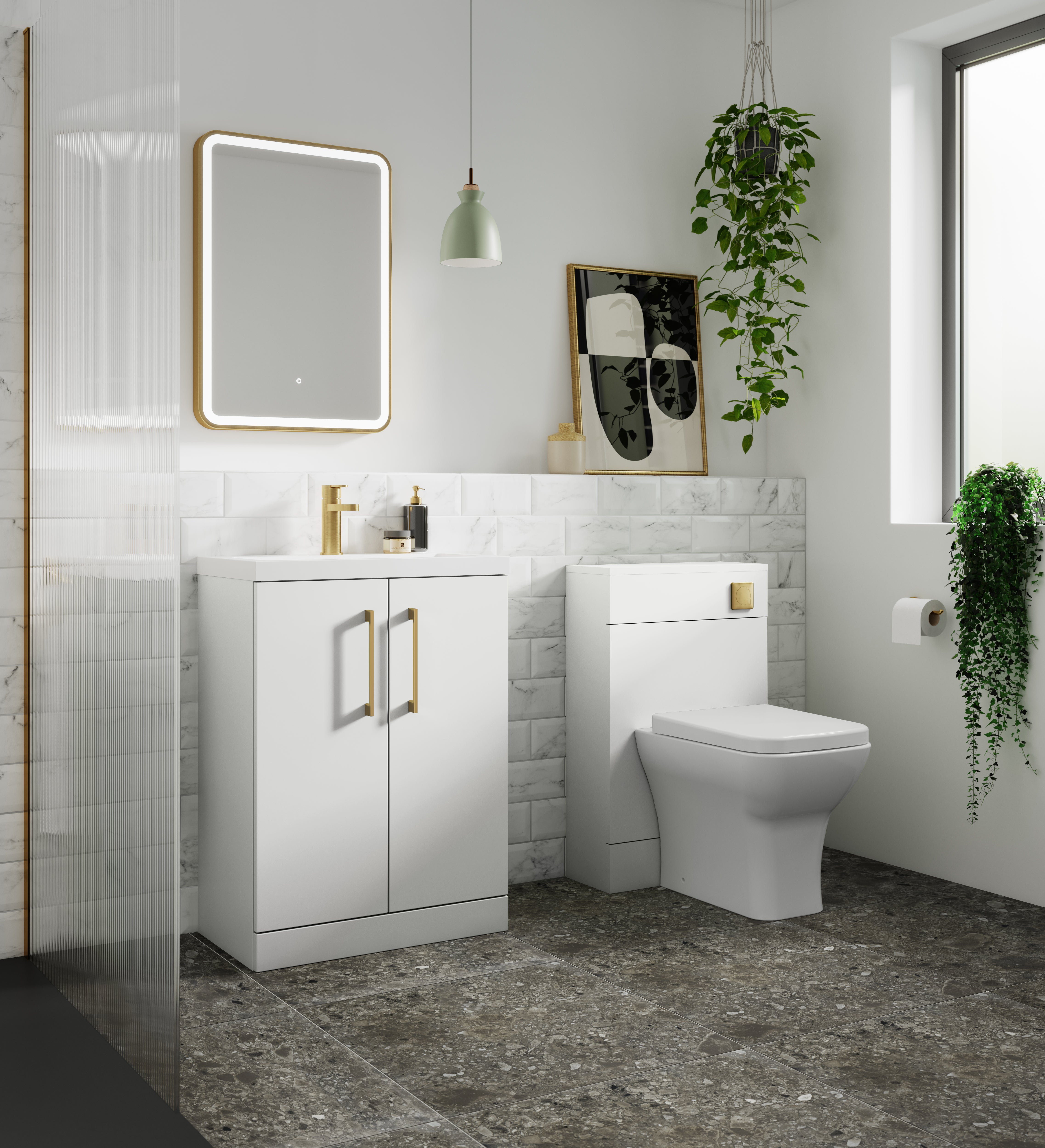 Arko Floor Standing WC Unit 500mm