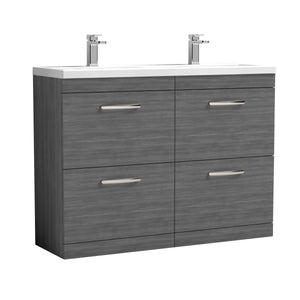 Reina 1200mm Floor Standing 4-Drawer Vanity