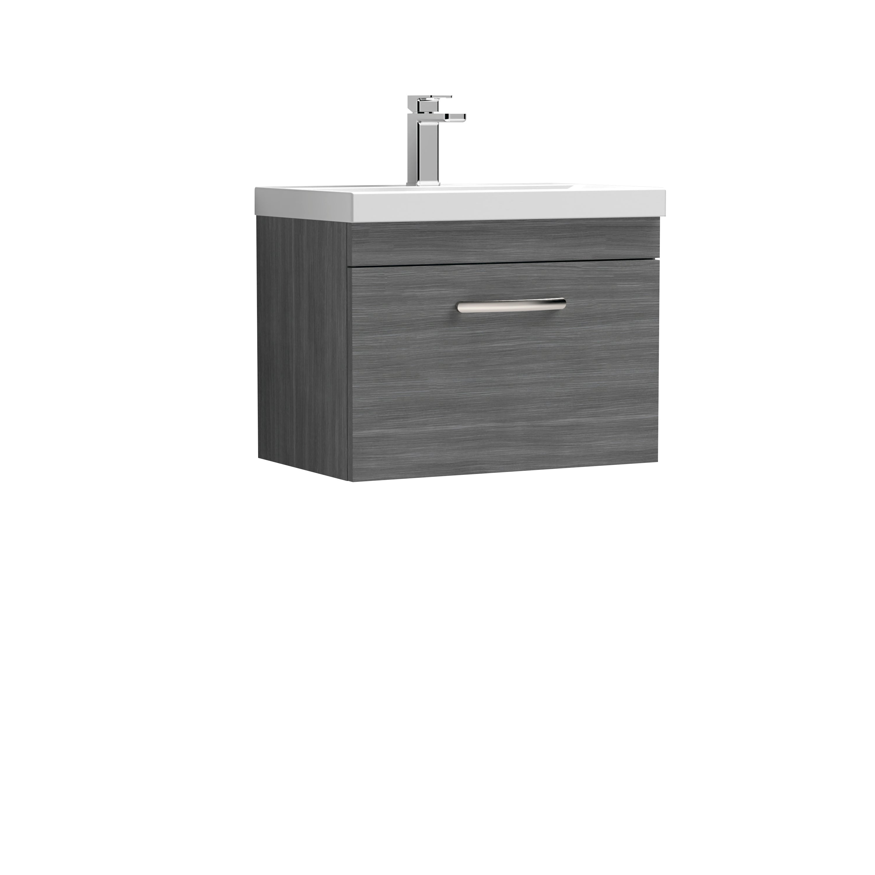 Reina 600mm Wall Hung 1-Drawer Vanity