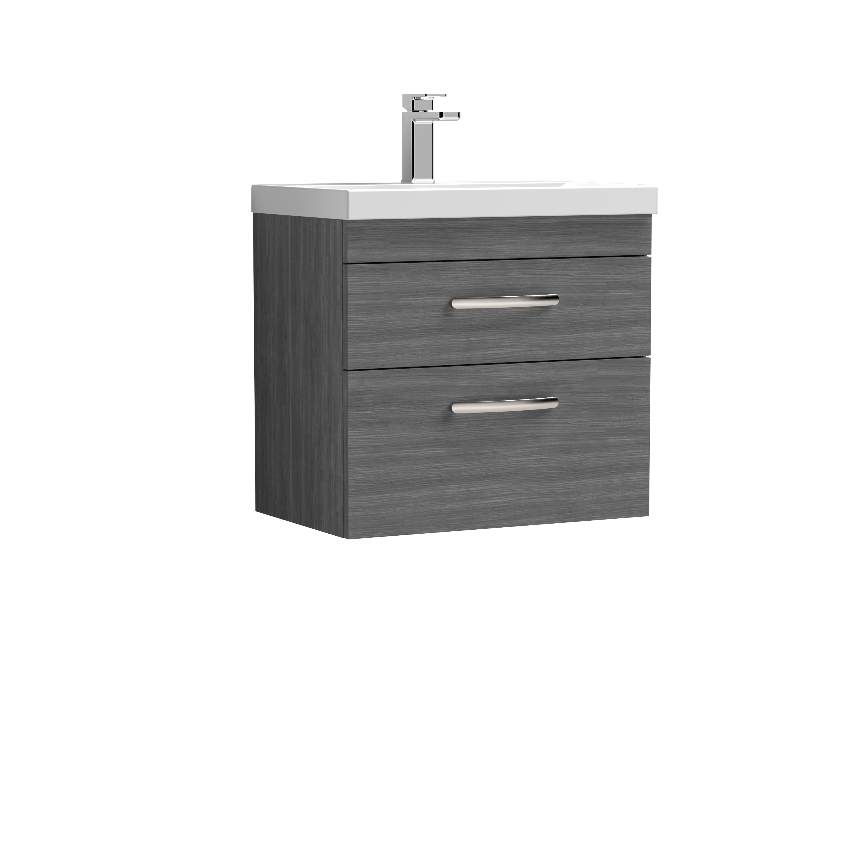 Reina 600mm Wall Hung 2-Drawer Vanity