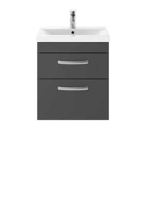 Reina 500mm Wall Hung 2-Drawer Vanity