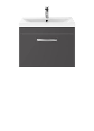 Reina 600mm Wall Hung 1-Drawer Vanity