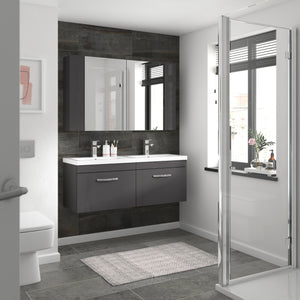 Reina 1200mm Wall Hung 2-Drawer Vanity