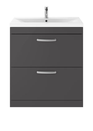 Reina 800mm Floor Standing 2-Drawer Vanity