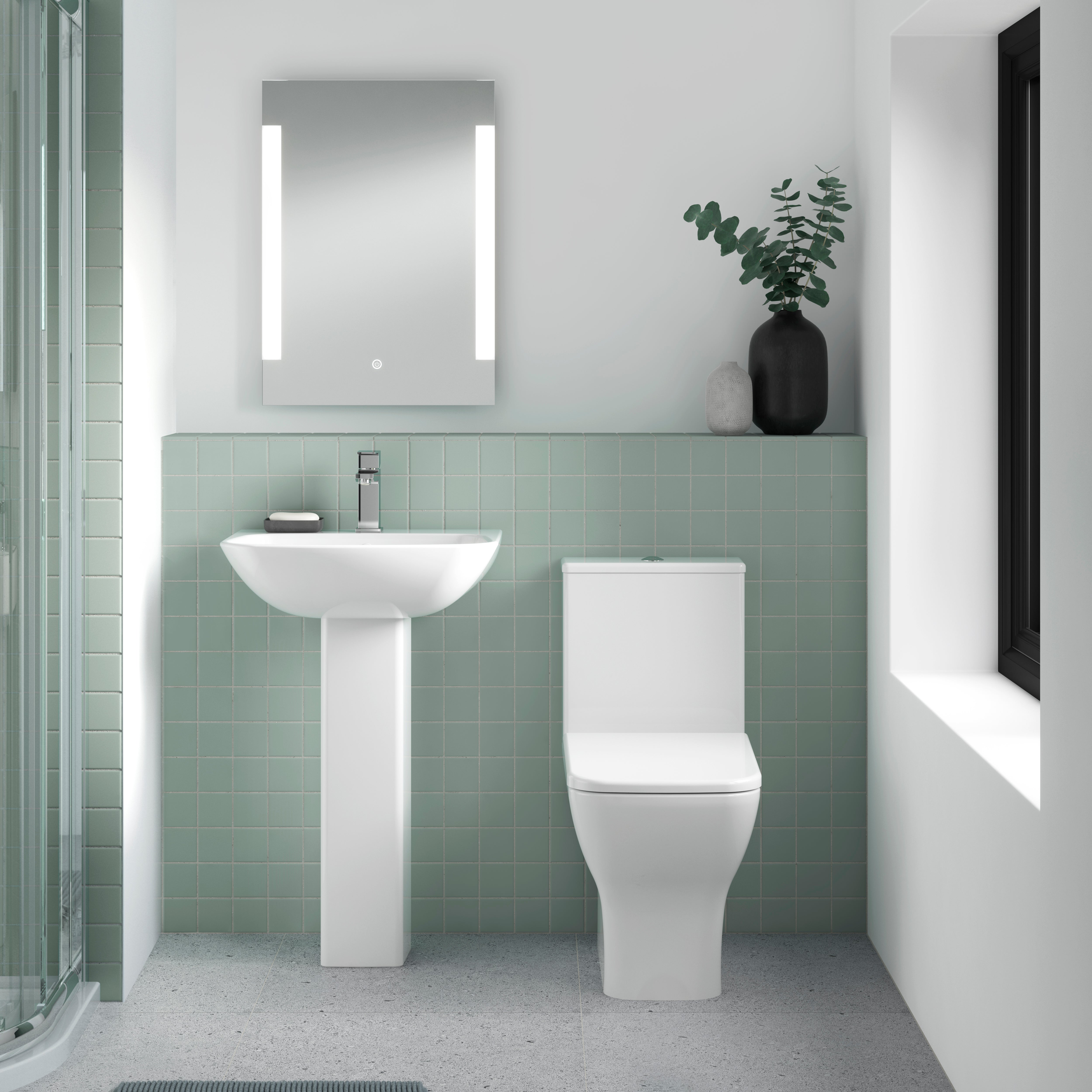 Round 550mm Sink And Pedestal