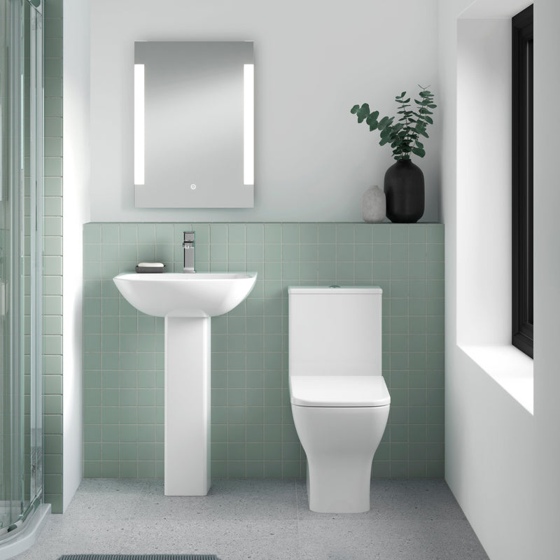 Round 550mm Sink And Pedestal