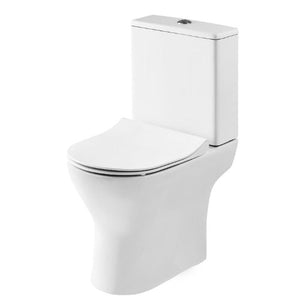Round Rimless Close Coupled  Pan